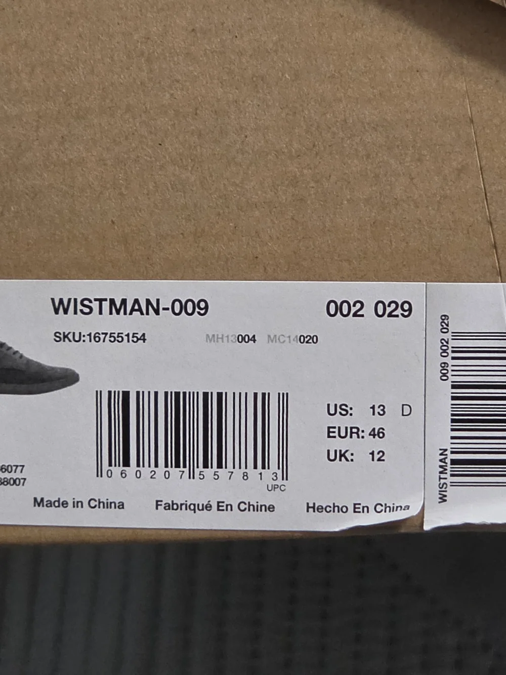 Call It Spring Wistman Casual 100% Vegan Black Oxford Shoes Men's Size 13 NEW
